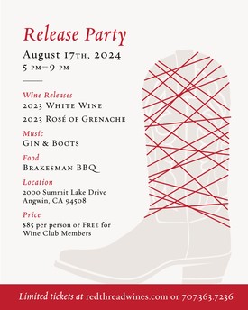 2024 Red Thread Wines Release Party